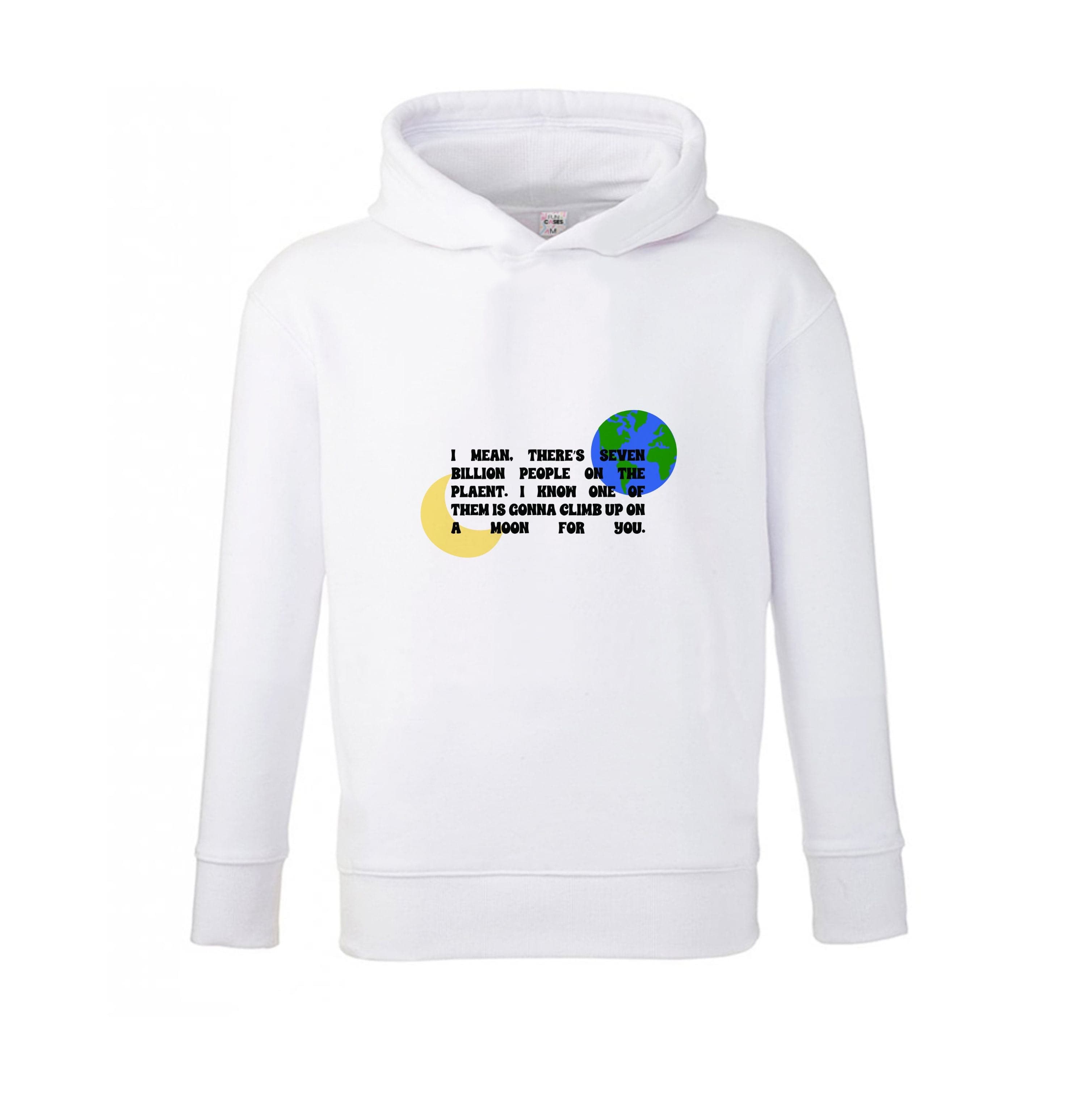 Climb Up On A Moon For You Kids Hoodie