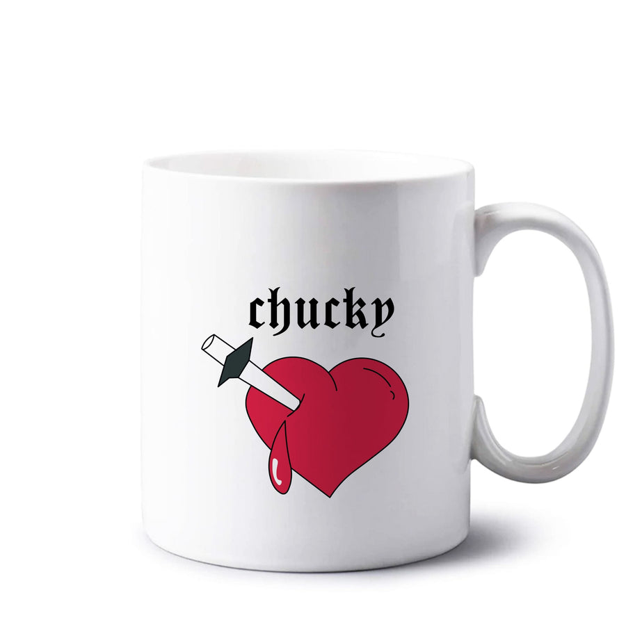 Knife In Heart - Chucky Mug