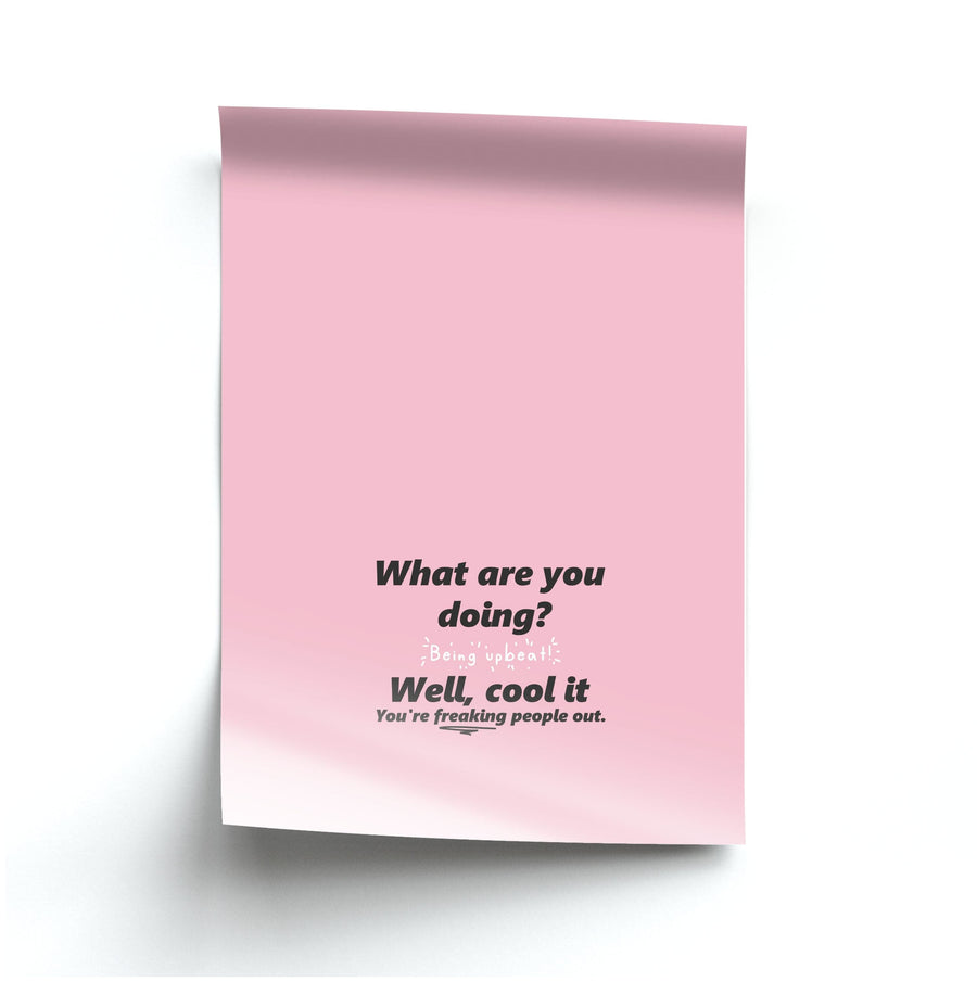 What Are You Doing - Jenna Ortega Poster