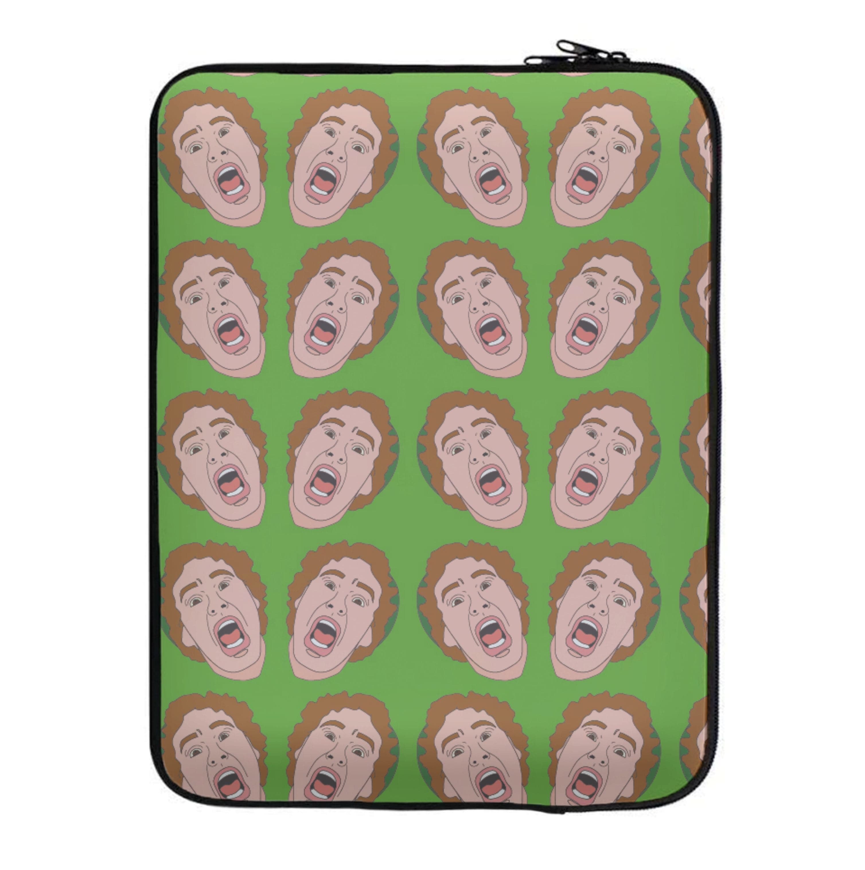 Buddy Face Pattern - Elf Laptop Sleeve