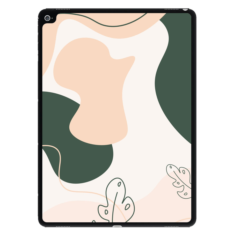 Abstract Leafs - Floral iPad Case