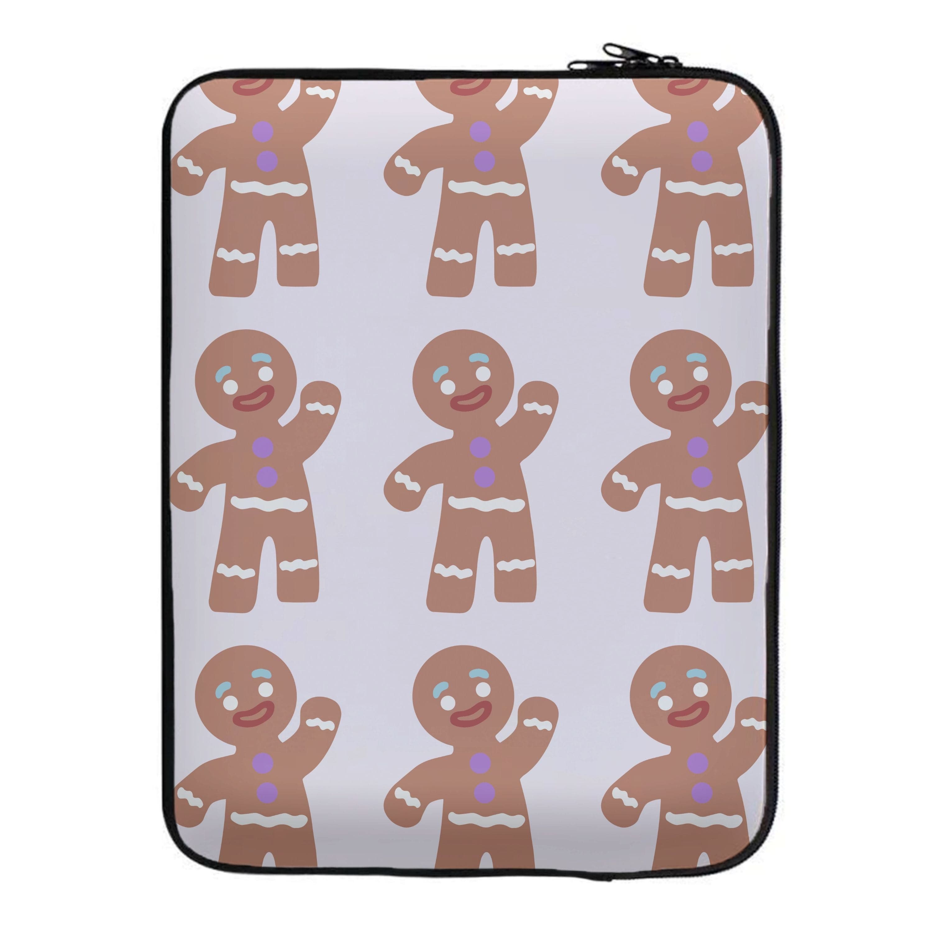 Gingerbread Man - Green Ogre Laptop Sleeve