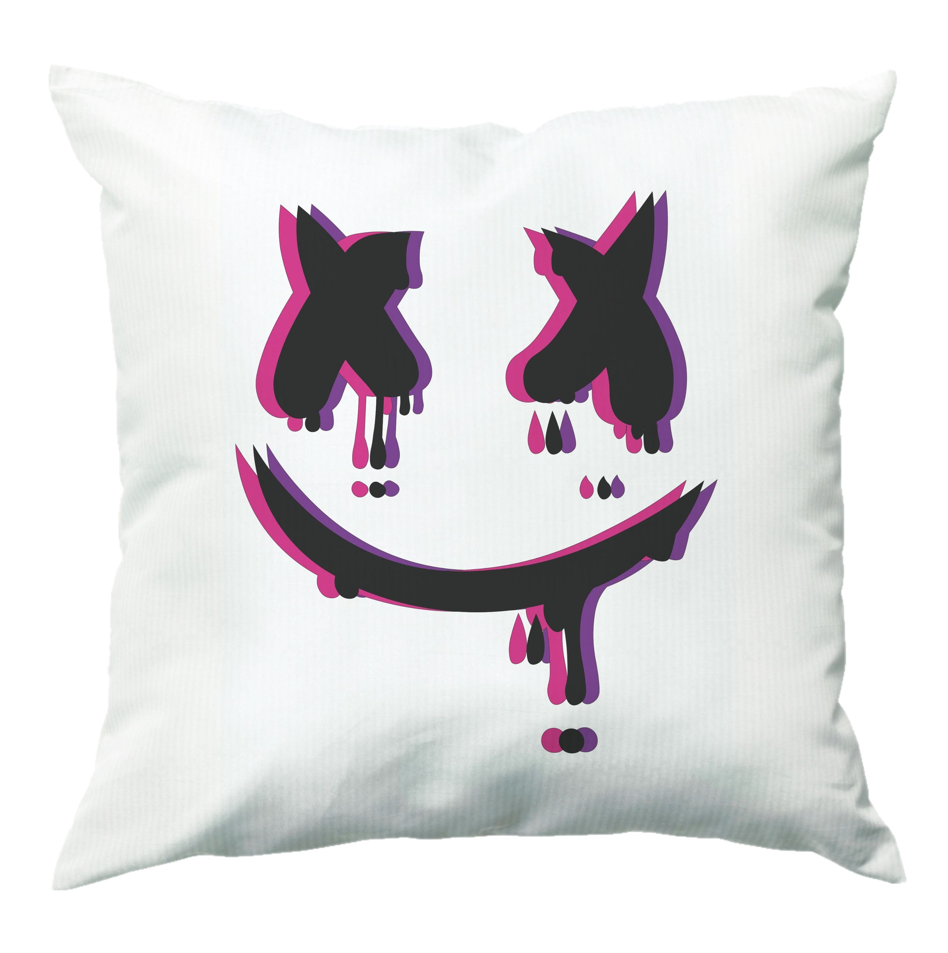 Purple Blur - White Helmet DJ Cushion