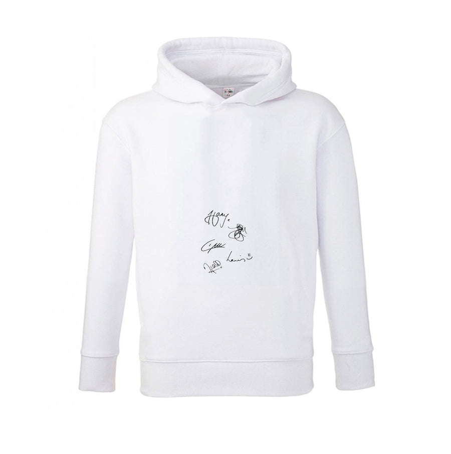 Signatures - One Direction Kids Hoodie