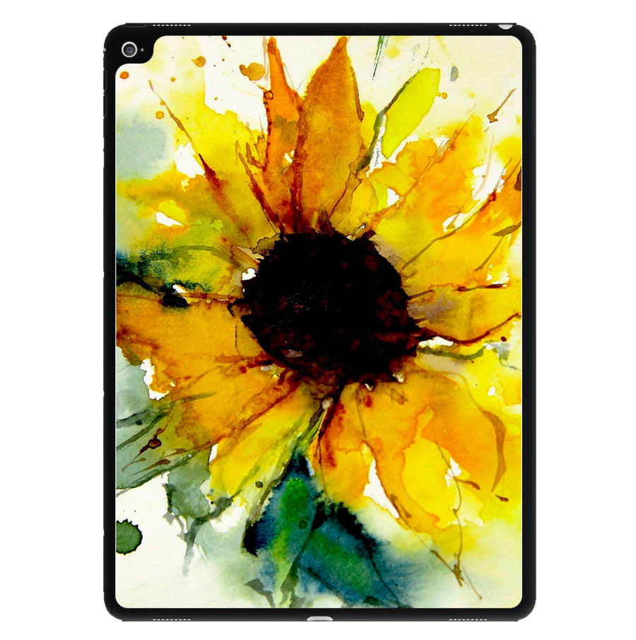 Watercolour Sunflower iPad Case