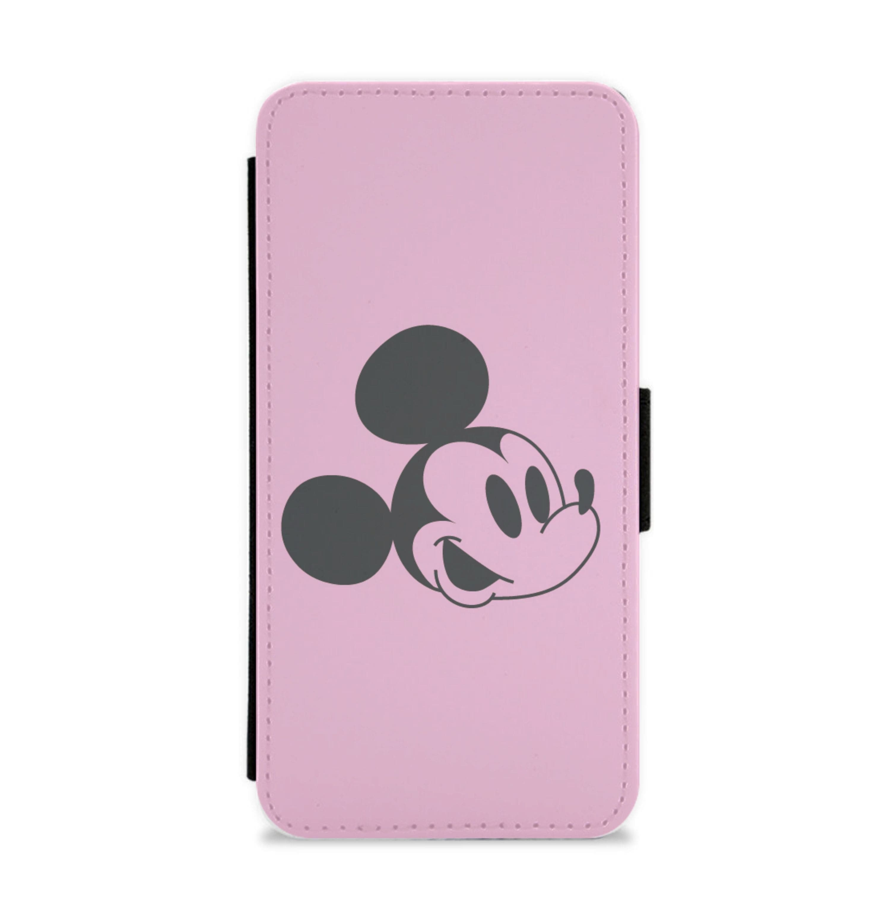 Pink Mickey Flip / Wallet Phone Case