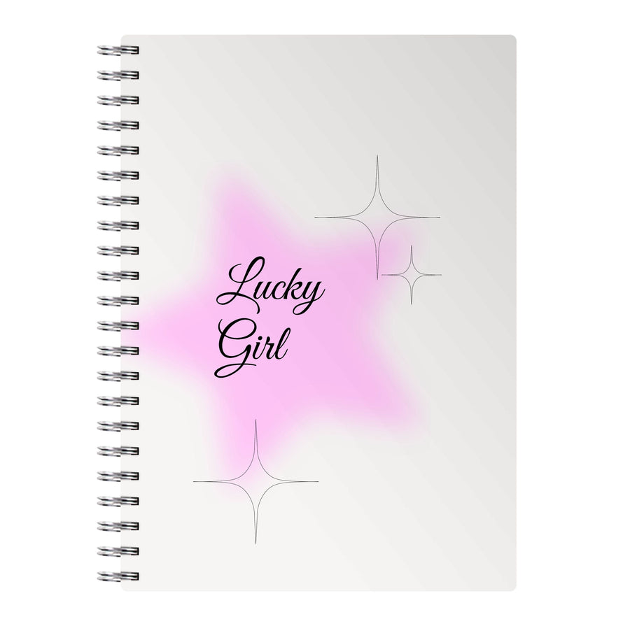 Lucky Girl - Clean Girl Aesthetic Notebook