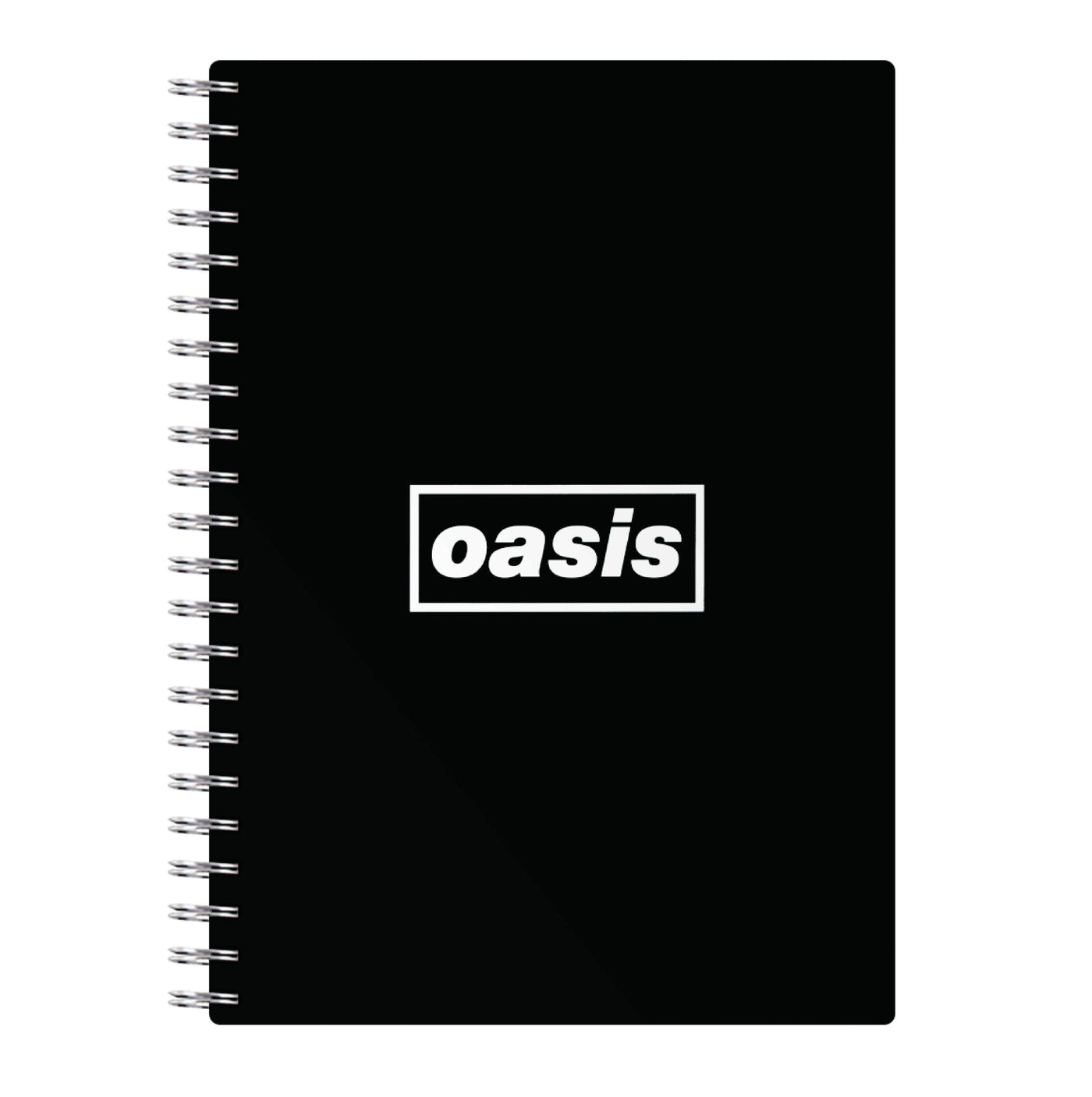Band Name Black - Oasis Notebook