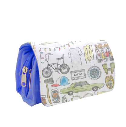 Stranger Objects Illustration Pencil Case