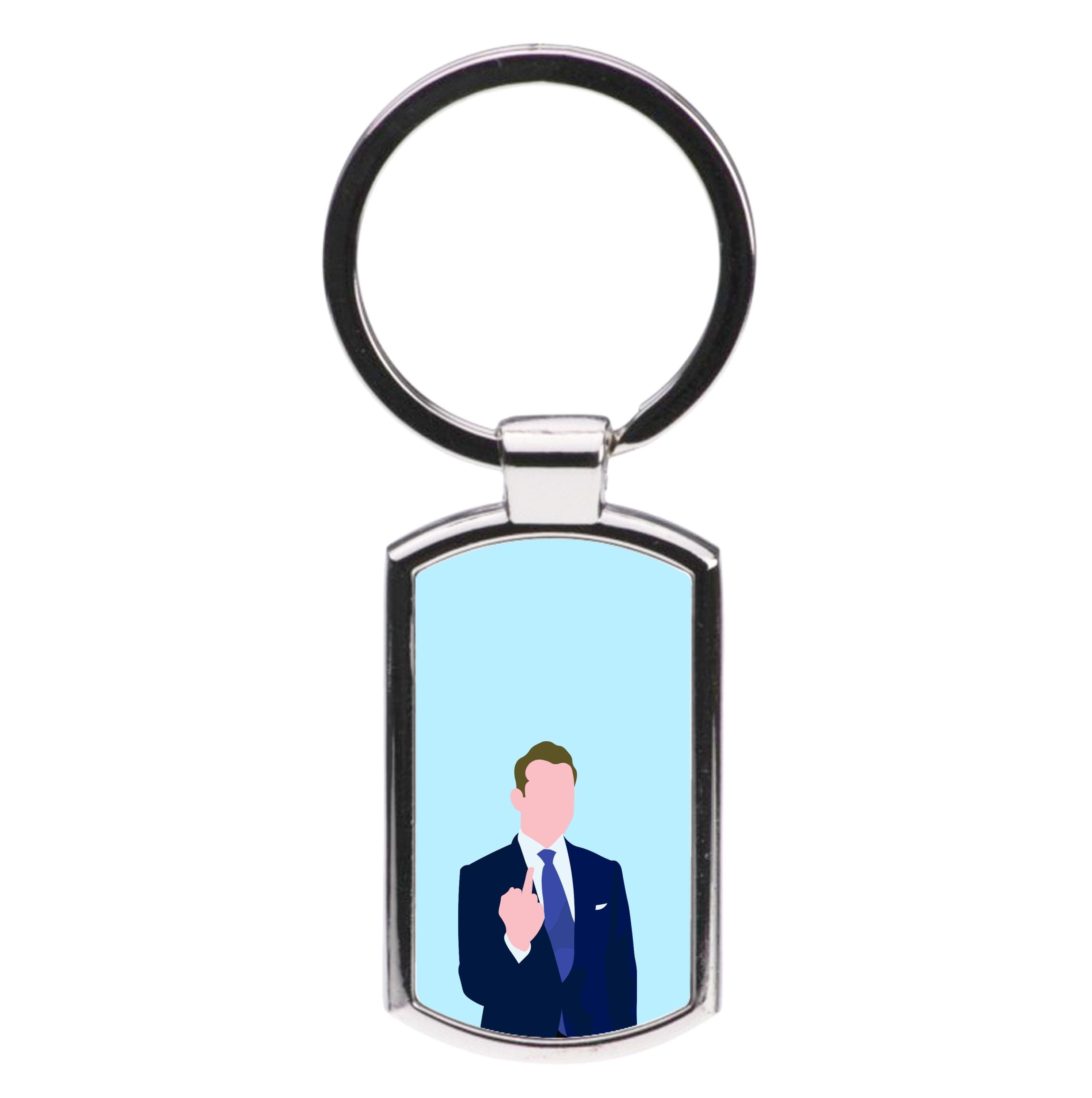 Middle Finger Luxury Keyring