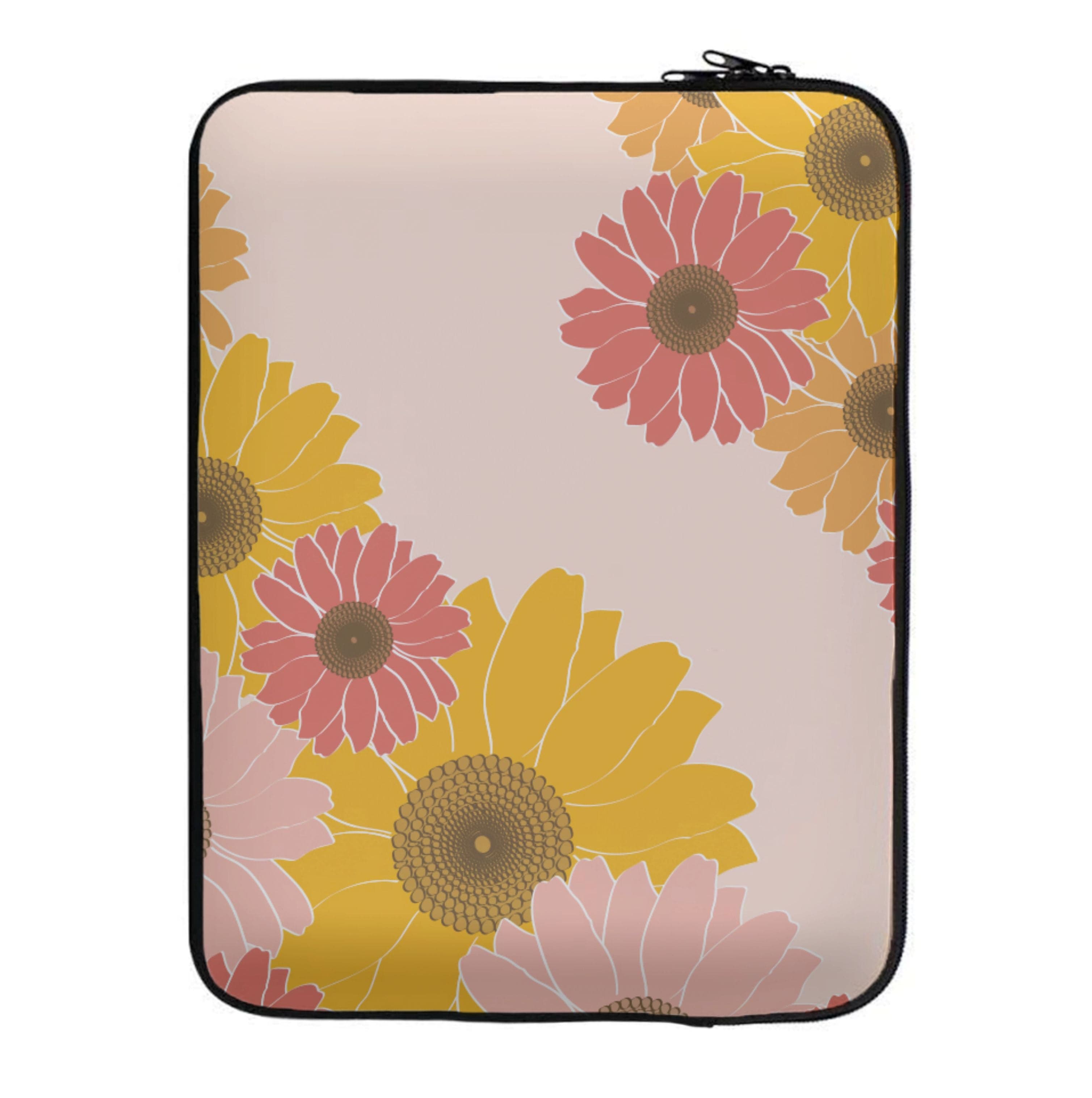 Sunflower Floral Pattern Laptop Sleeve