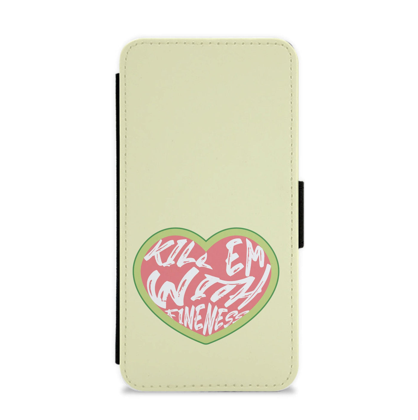 Kill Em With Kindness - Summer Quotes Flip / Wallet Phone Case