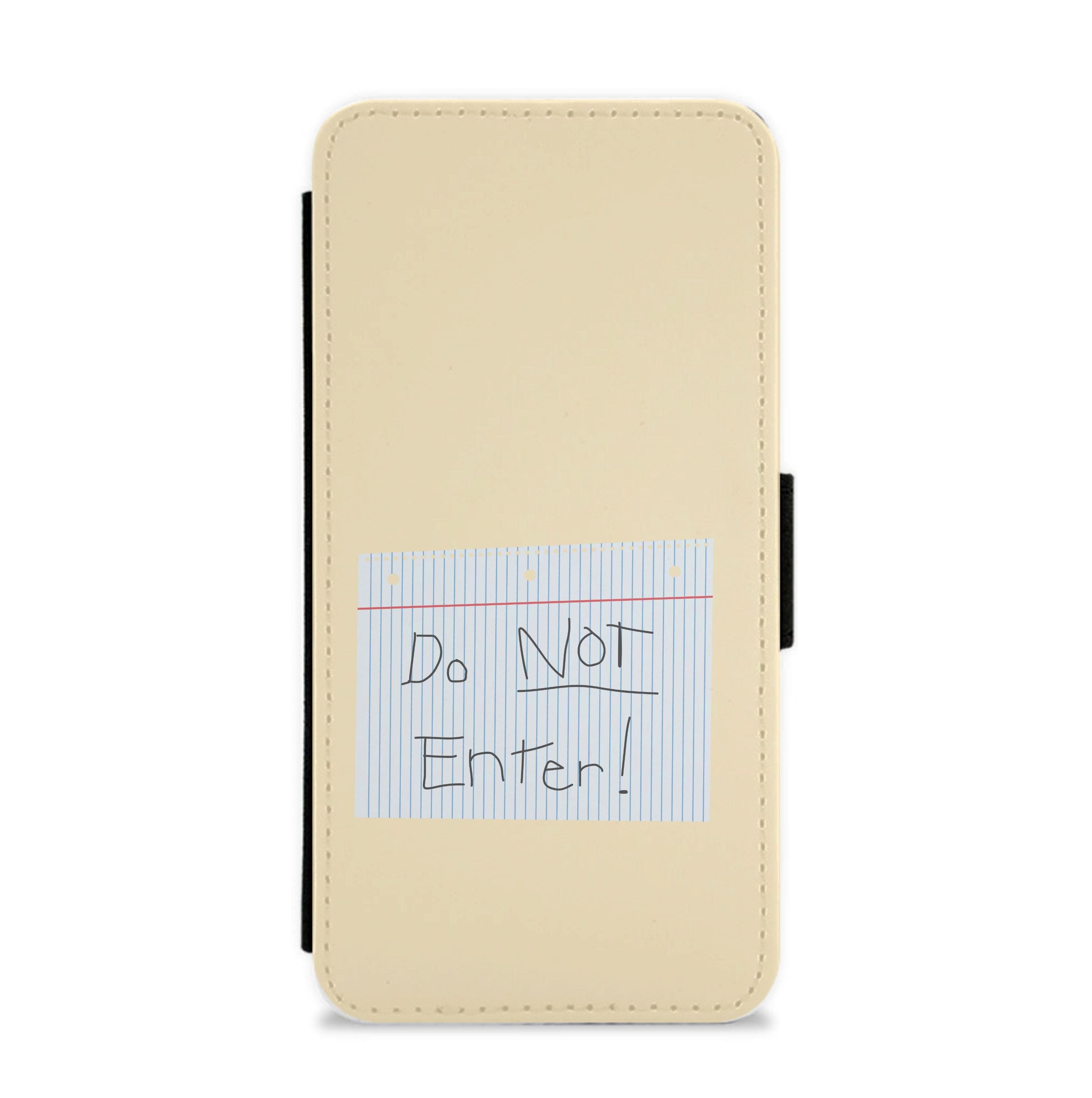 Do Not Disturb - Sheldon Flip / Wallet Phone Case