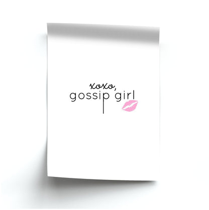 XOXO Gossip Poster