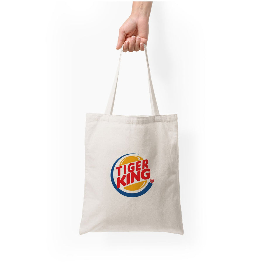 Tiger / Burger King Logo - Tiger King Tote Bag