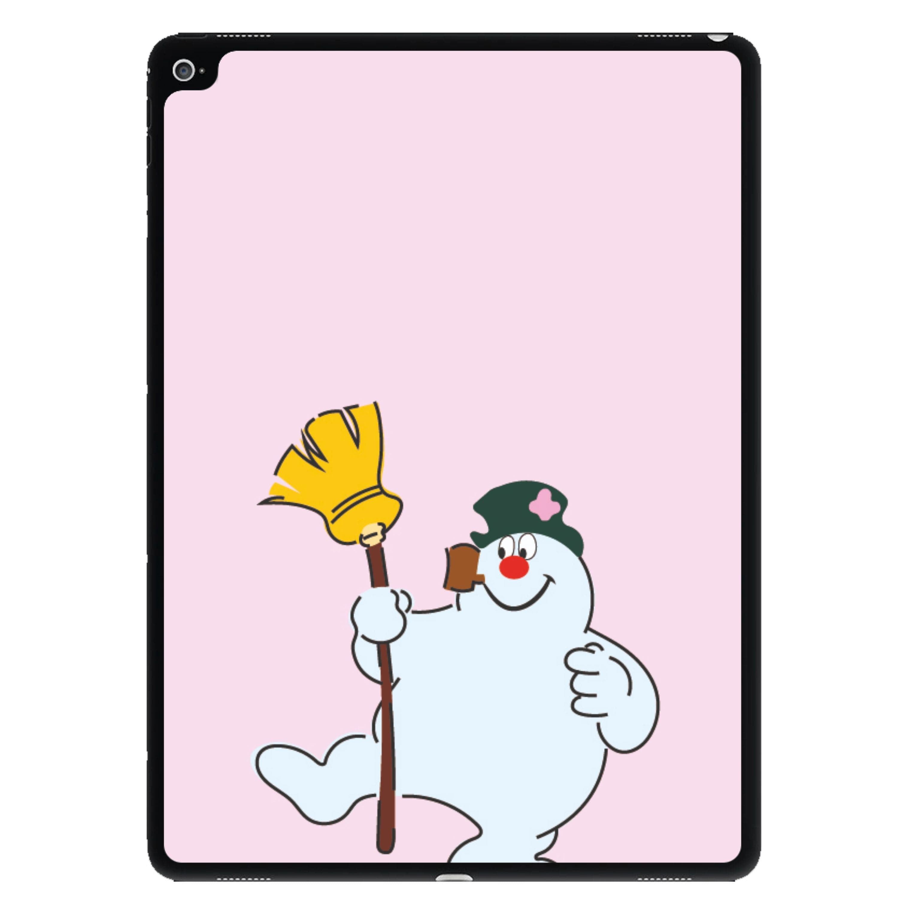 Broom - Snowman iPad Case