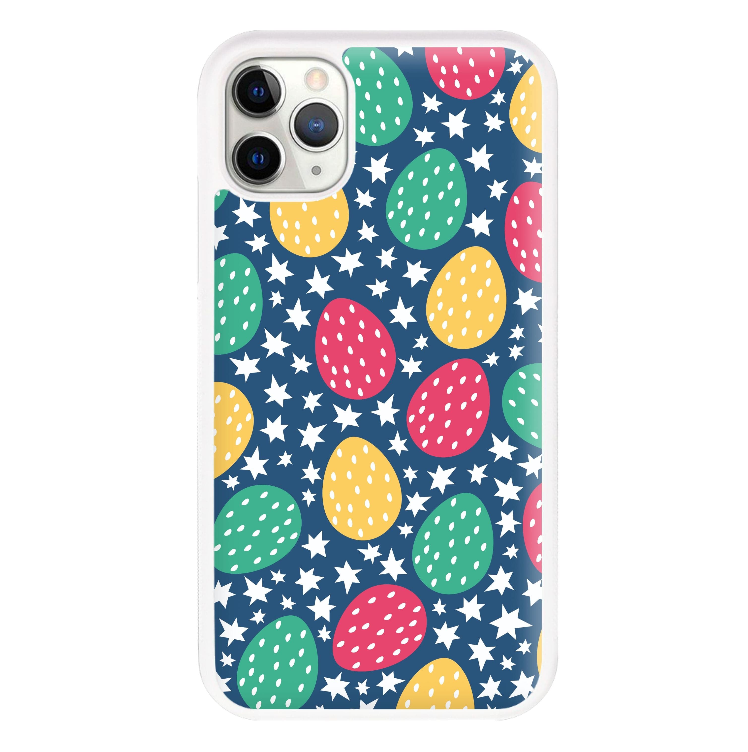 Blue Easter Eggs - Easter Patterns Phone Case