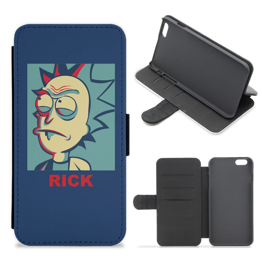 Rick Red - Rick And Morty Flip / Wallet Phone Case