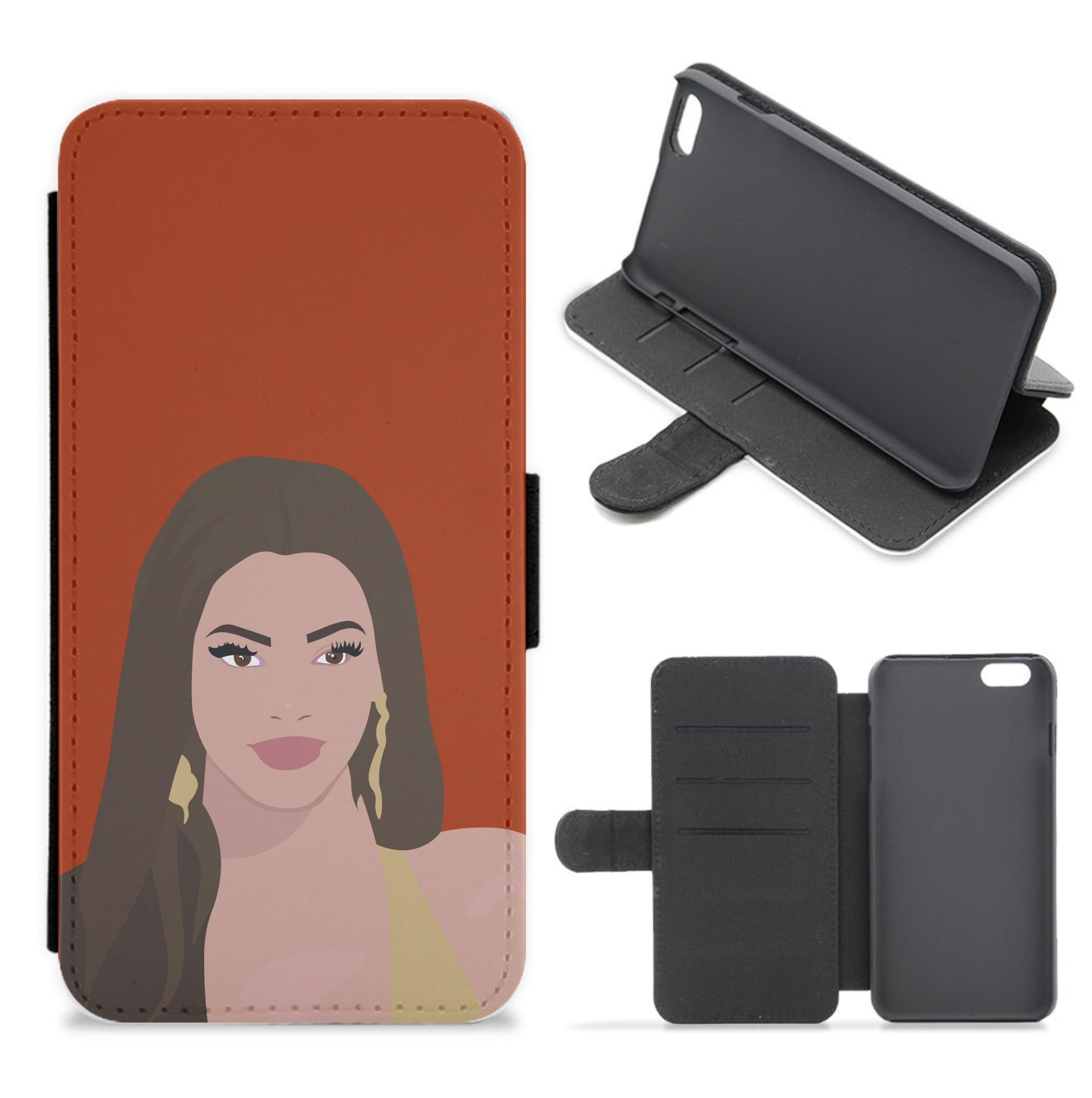 Face - Queen B Flip / Wallet Phone Case