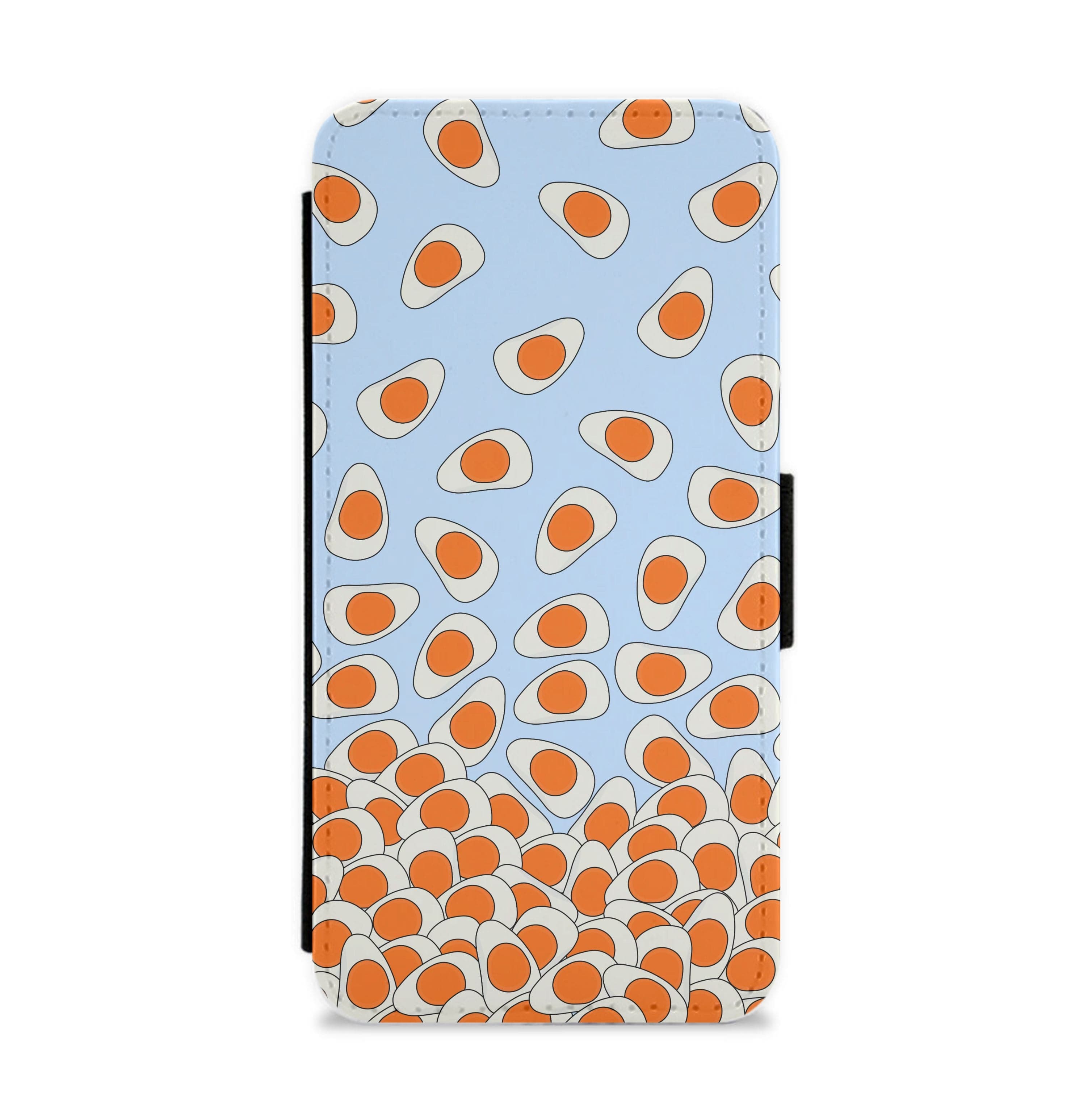 Fried Eggs - Sweets Patterns Flip / Wallet Phone Case