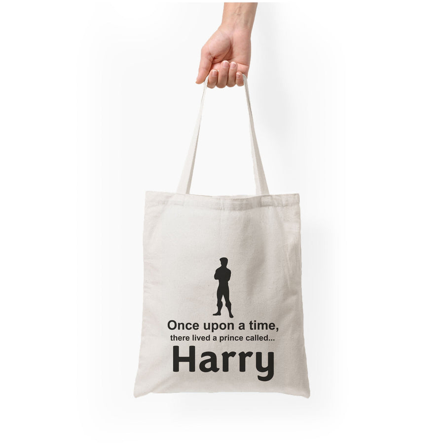 Once Upon A Time There Lived A Prince - Personalised Disney  Tote Bag