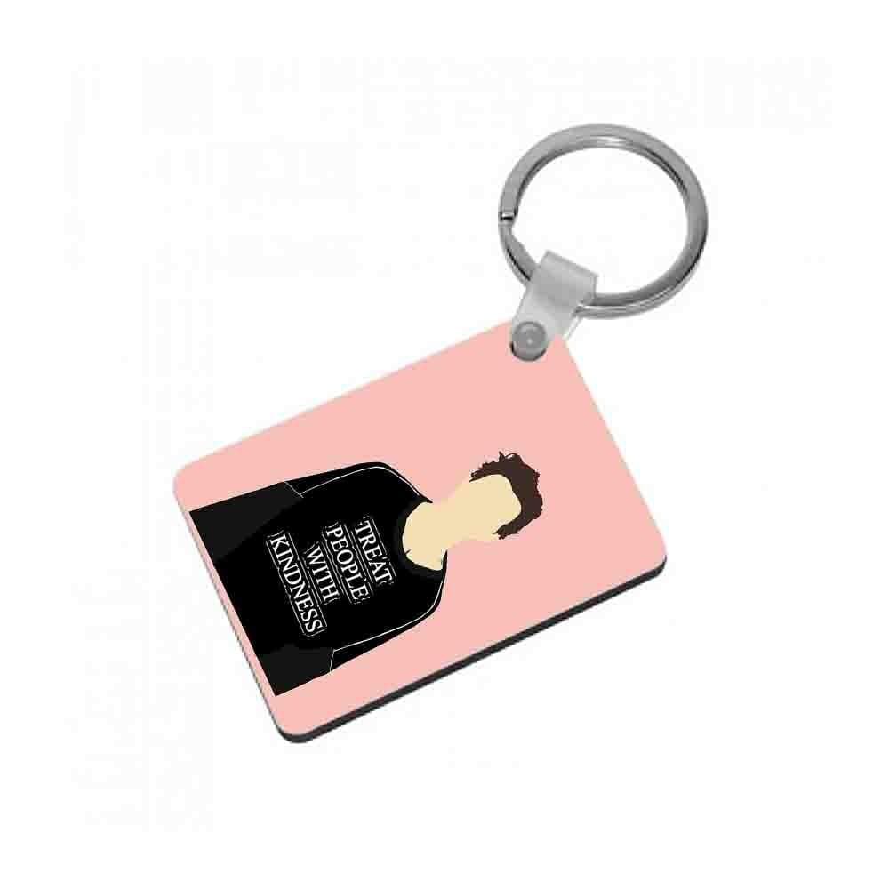 Pink Harry Styles Faceless Cartoon Keyring - Fun Cases