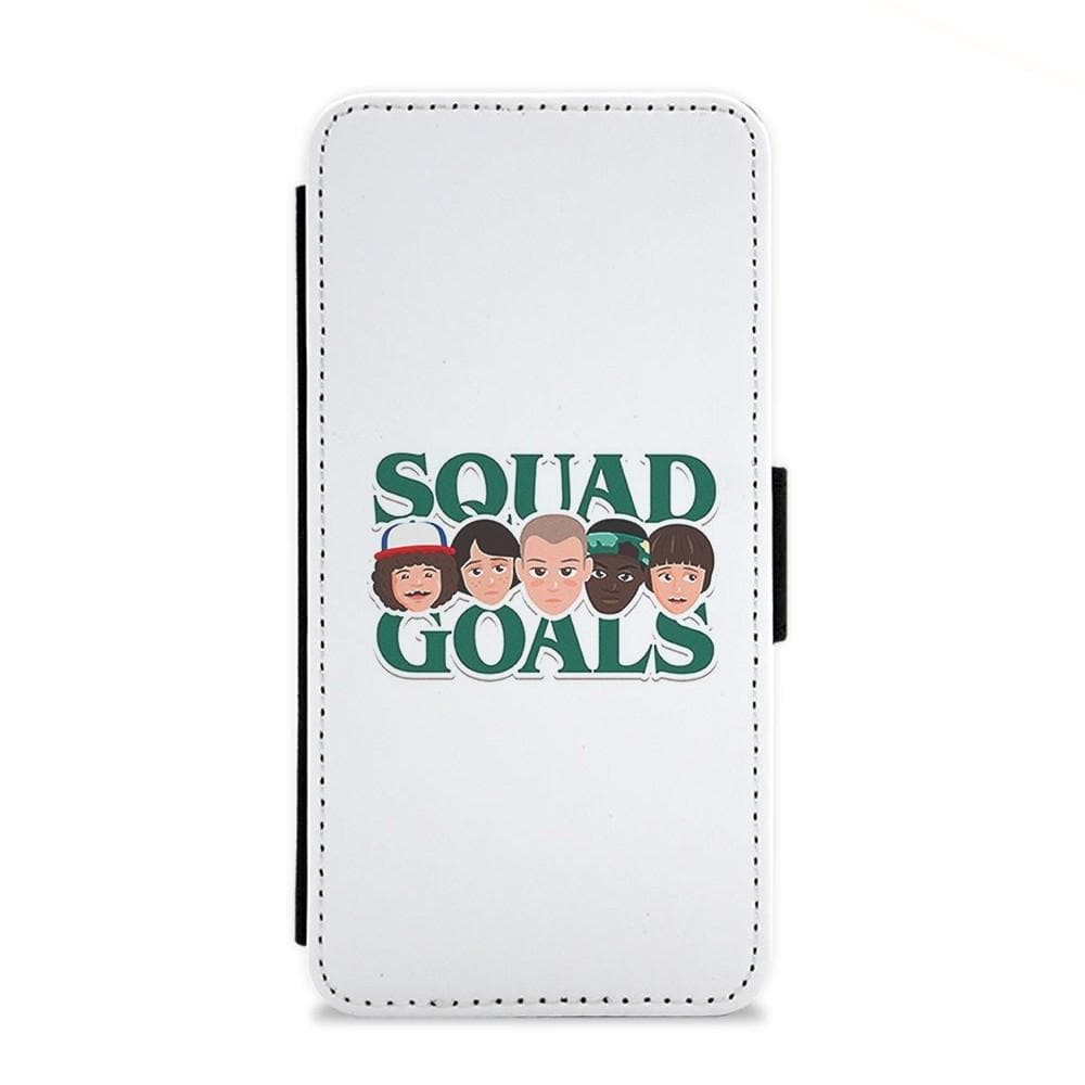 Stranger Things Squad Goals Flip Wallet Phone Case - Fun Cases