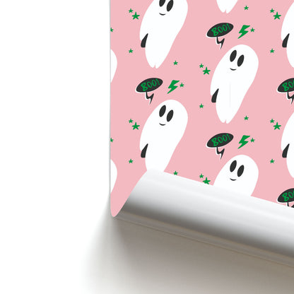 Halloween Pattern 2 Poster