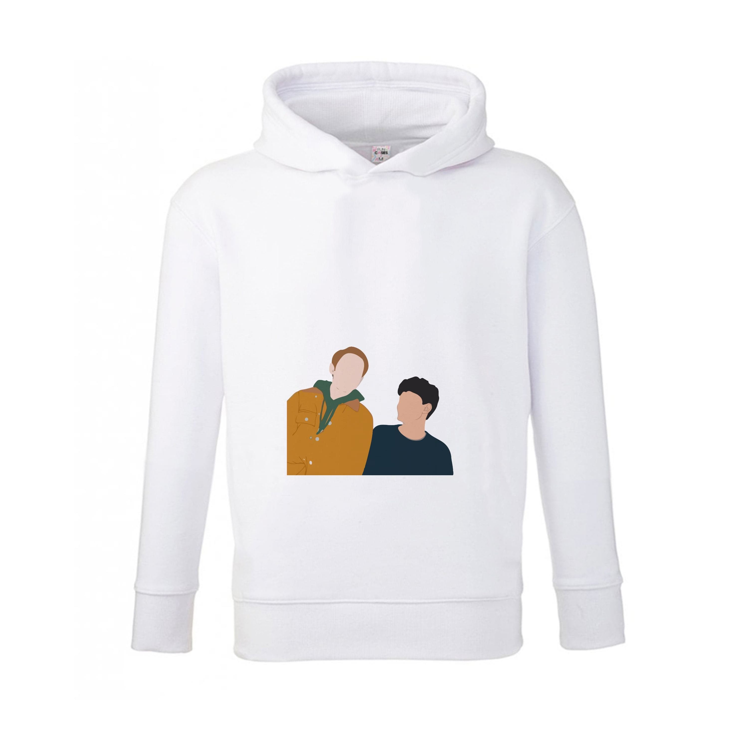 Nick And Charlie - Heart TV Kids Hoodie