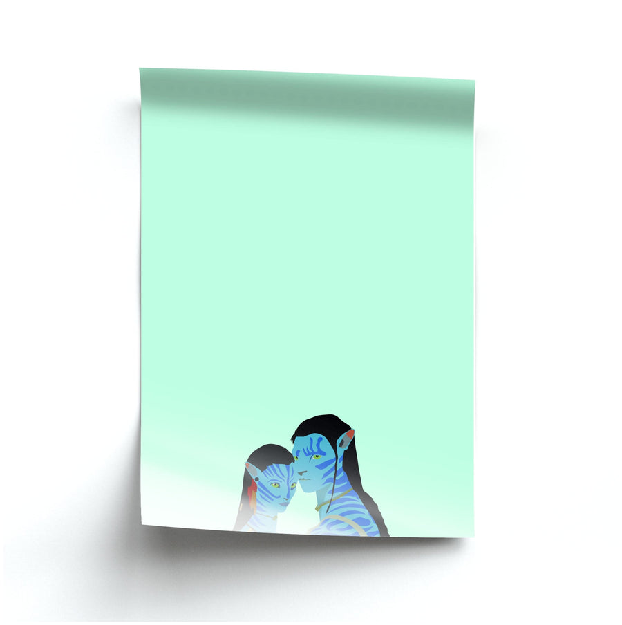 Jake Sully And Neytiri - Avatar Poster