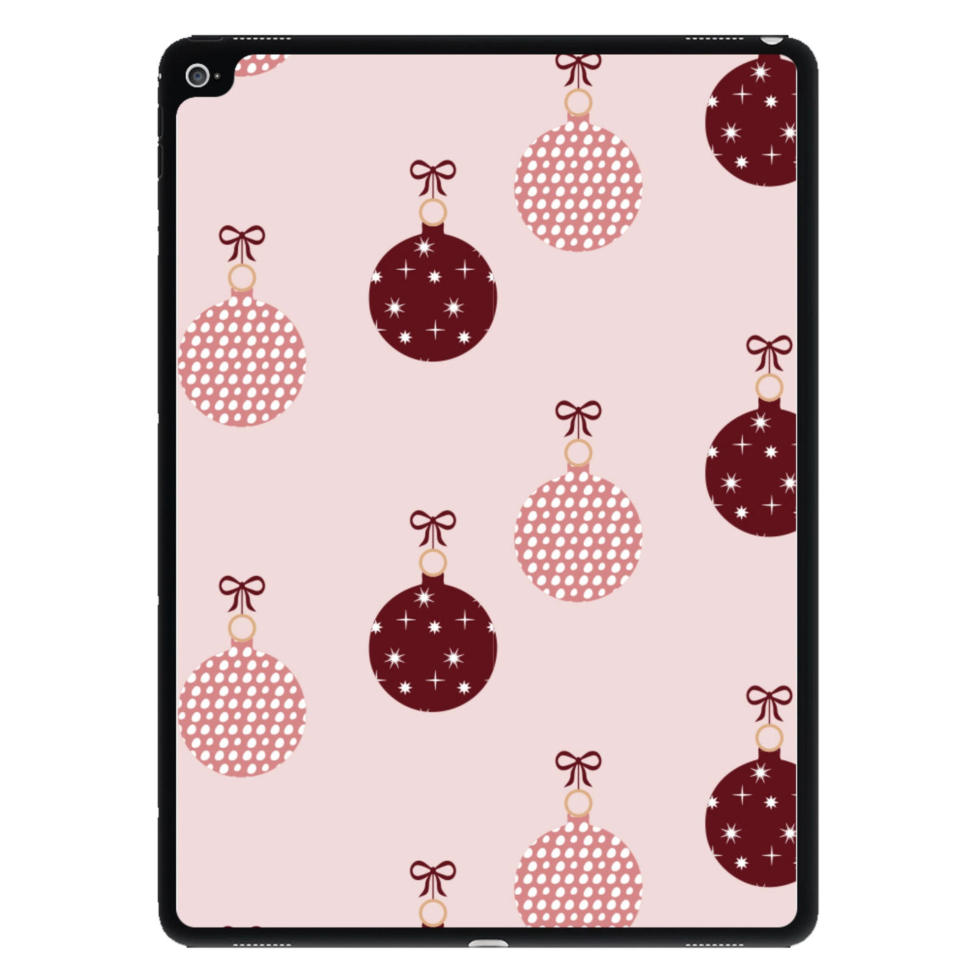 Christmas Bauble Pattern iPad Case
