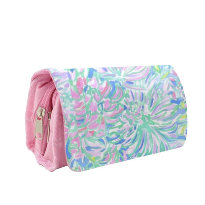 Colourful Floral Painting Pencil Case