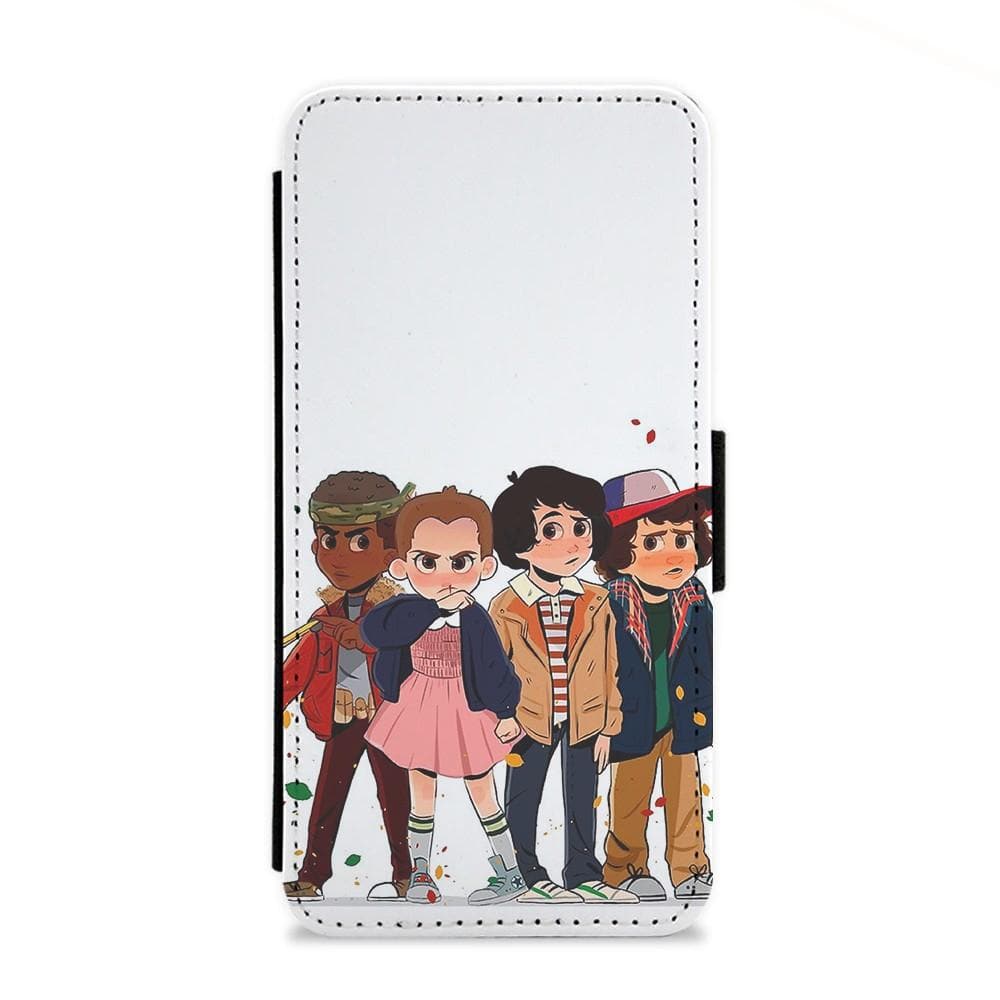 Stranger Kids - Stranger Things Flip Wallet Phone Case - Fun Cases