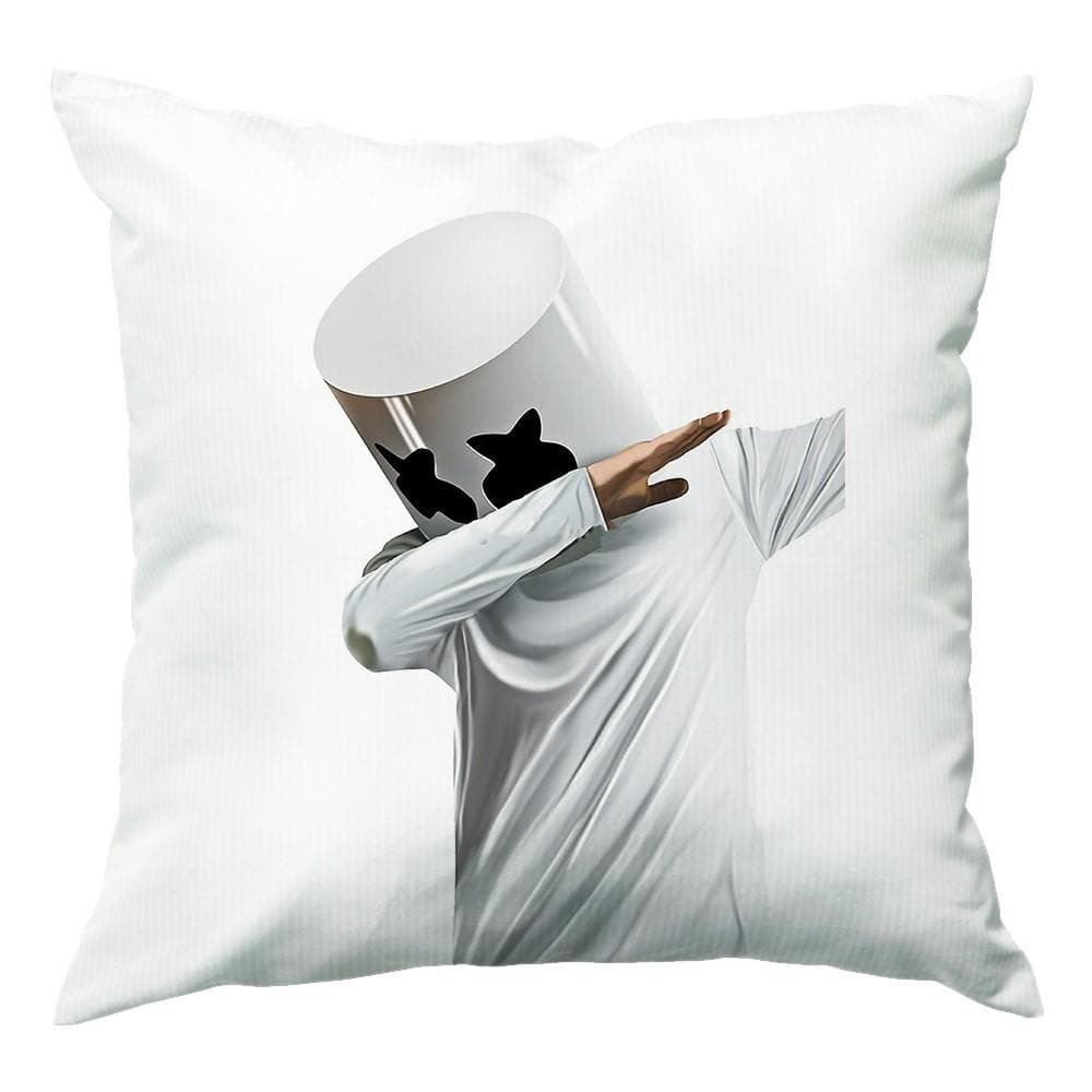 White Helmet DJ Dab Cushion