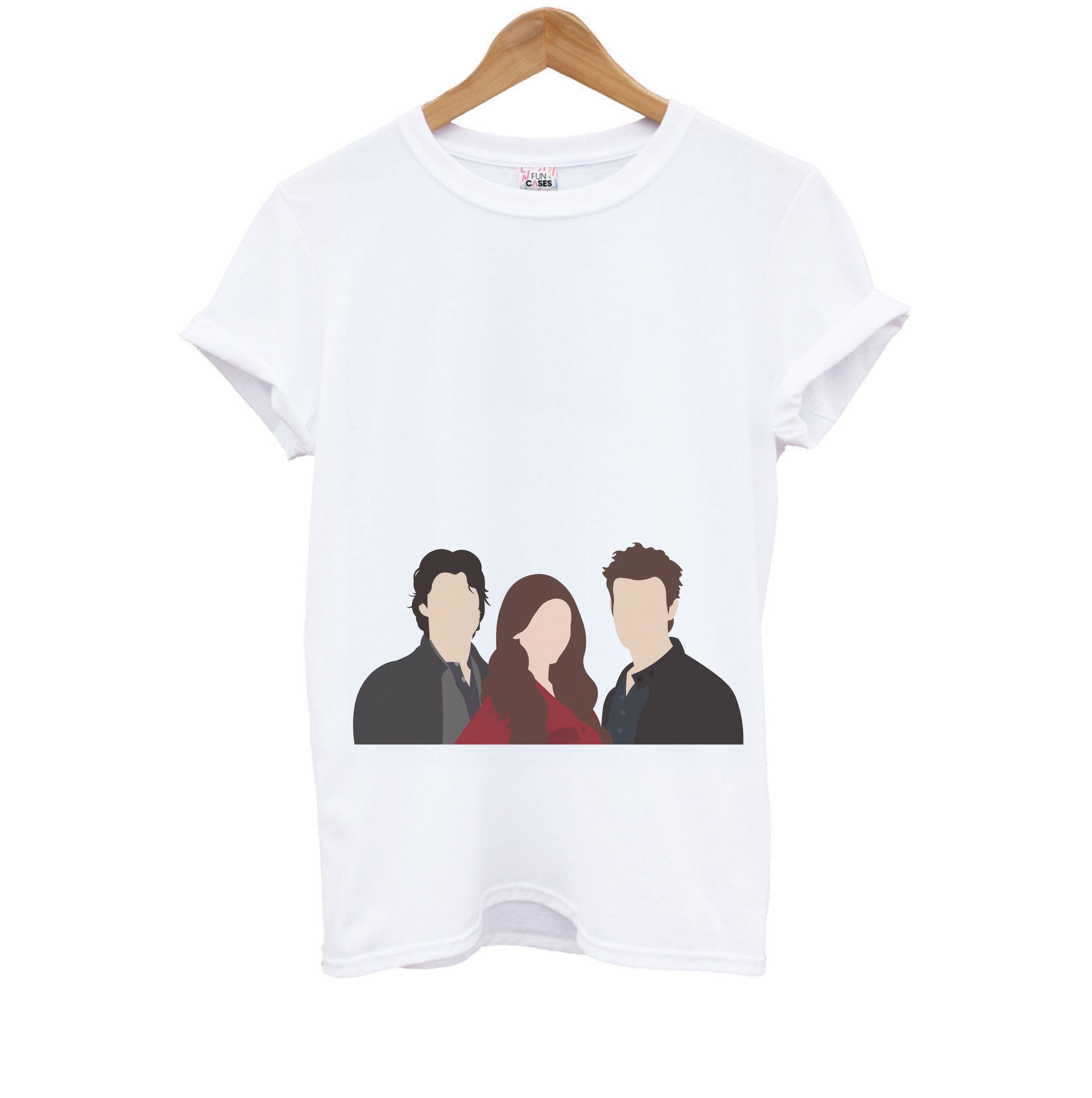 Elena, Damon And Stefan - VD Kids T-Shirt