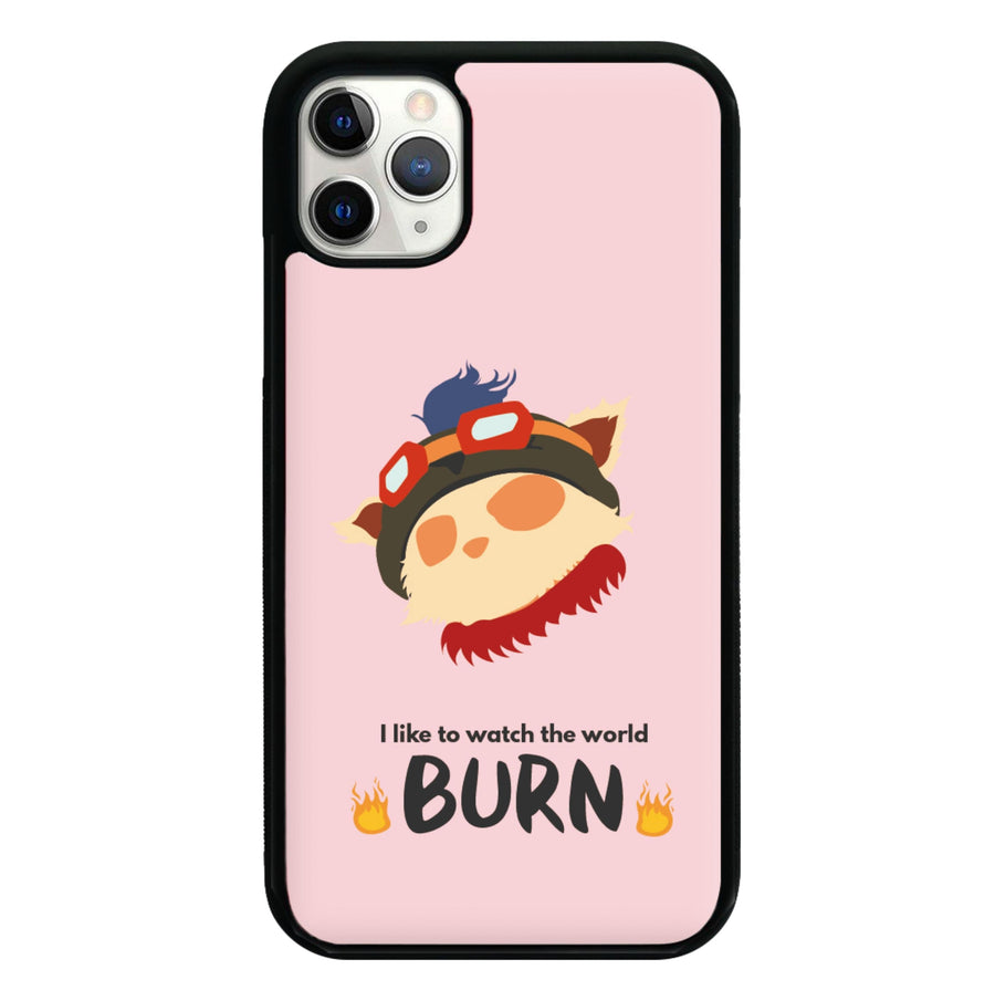 I Like To Watch The World Burn - League Of Legends Phone Case
