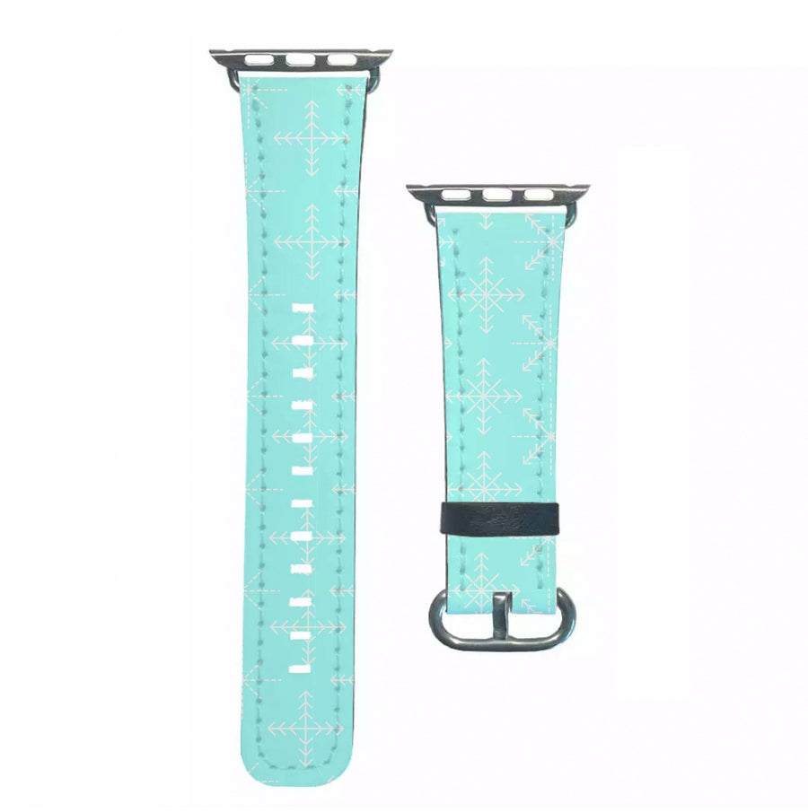 Snowflakes - Christmas Patterns Apple Watch Strap