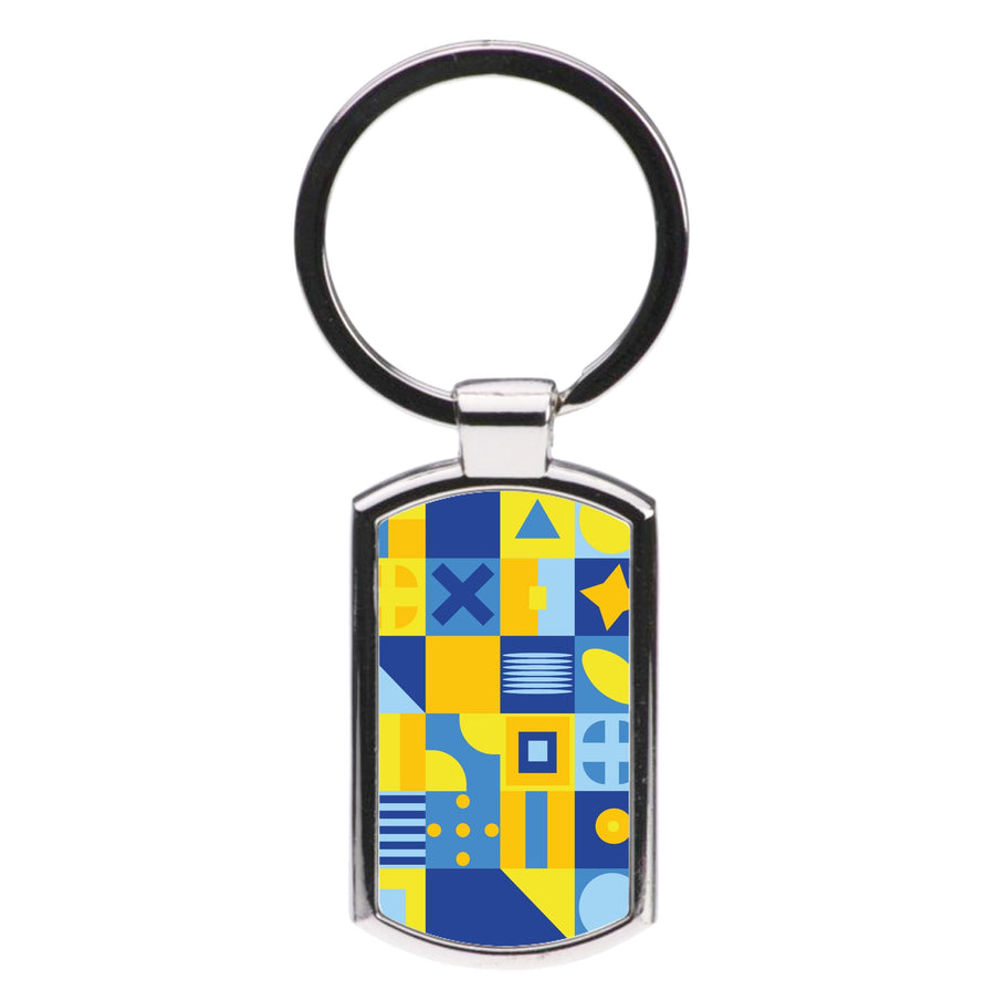 Abstract Pattern 19 Luxury Keyring