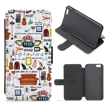 Friends Collage Flip / Wallet Phone Case - Fun Cases