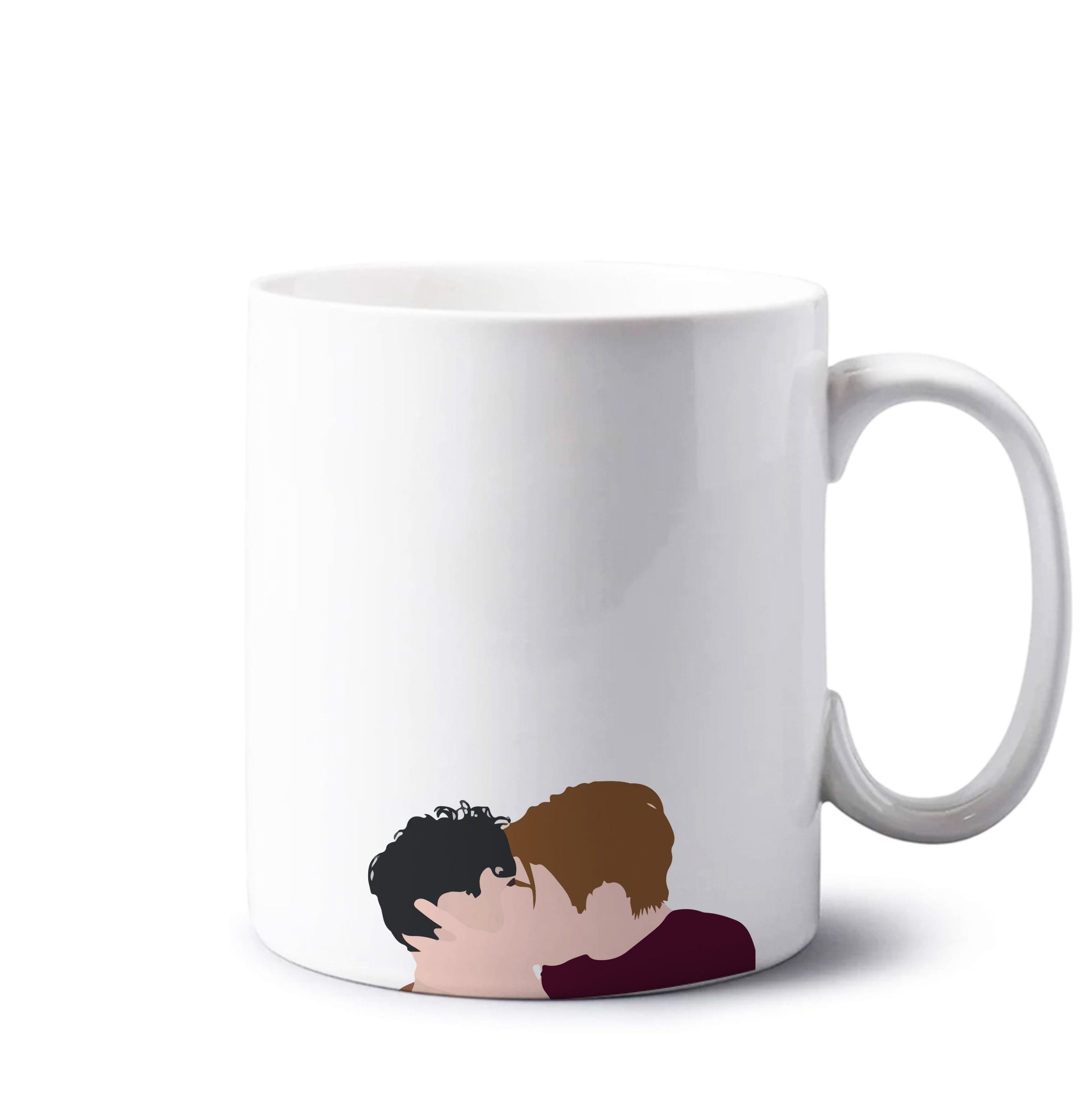 Nick And Charlie Kissing - Heart TV Mug