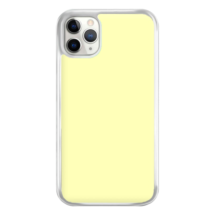Back To Casics - Pretty Pastels - Plain Yellow Phone Case