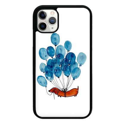 Dachshund And Balloons Phone Case