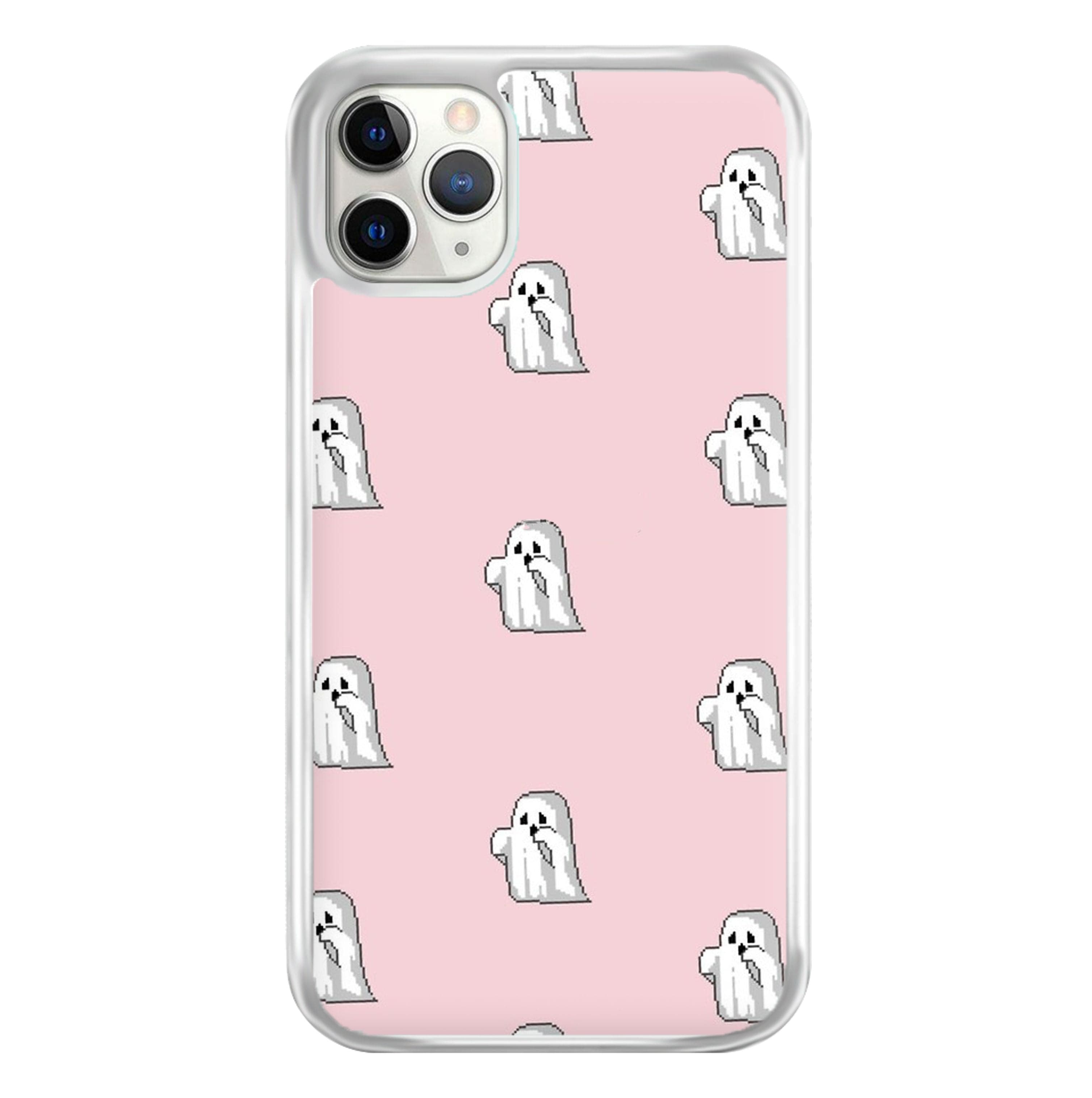 Pastel Pixel Ghost Halloween Phone Case