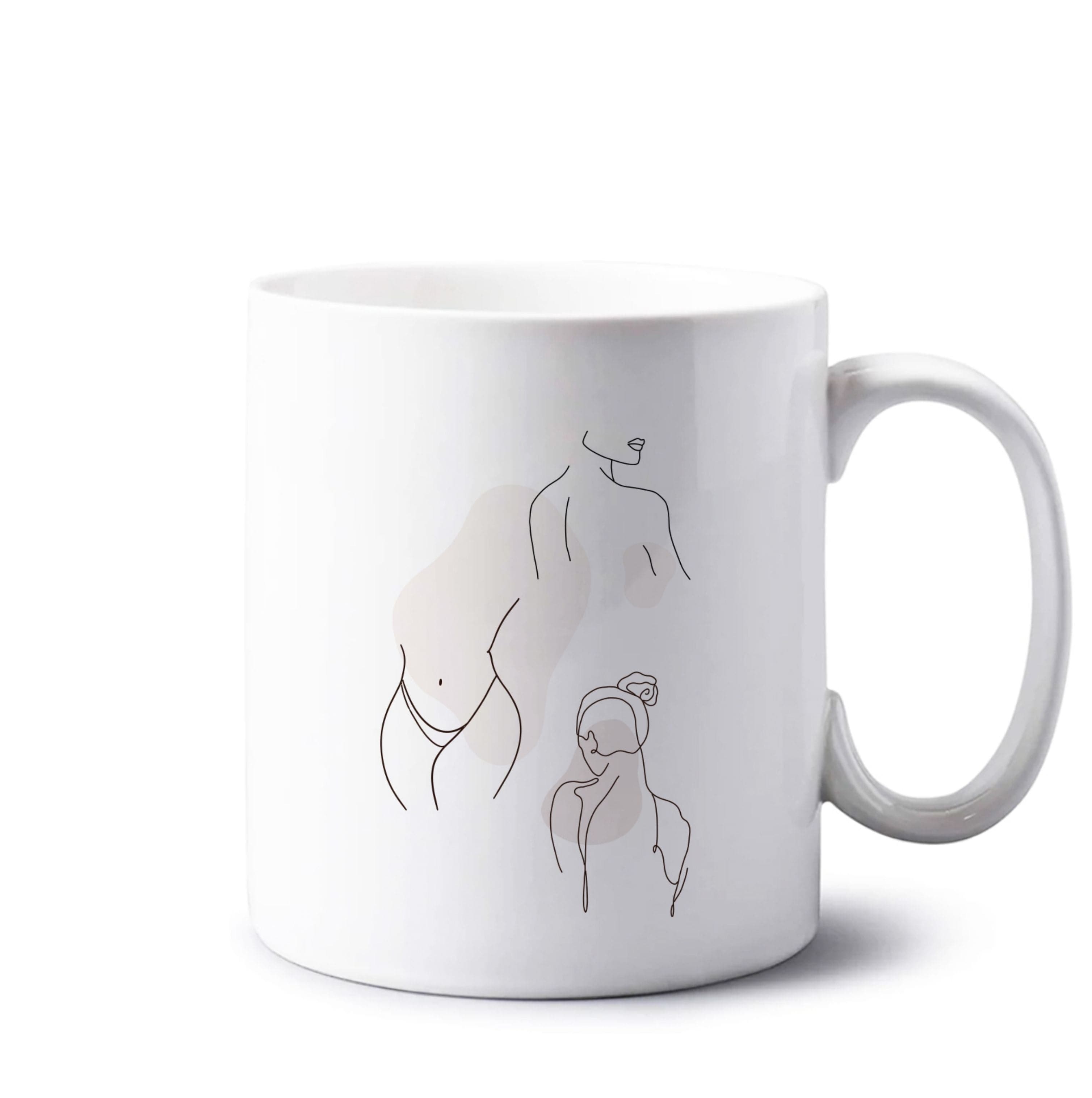 Silouhette nude Mug