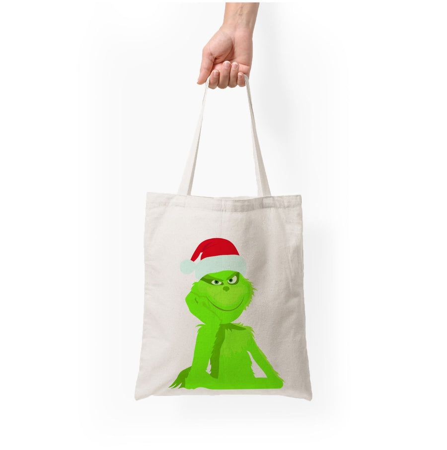 Christmas Hat - Grinch Tote Bag