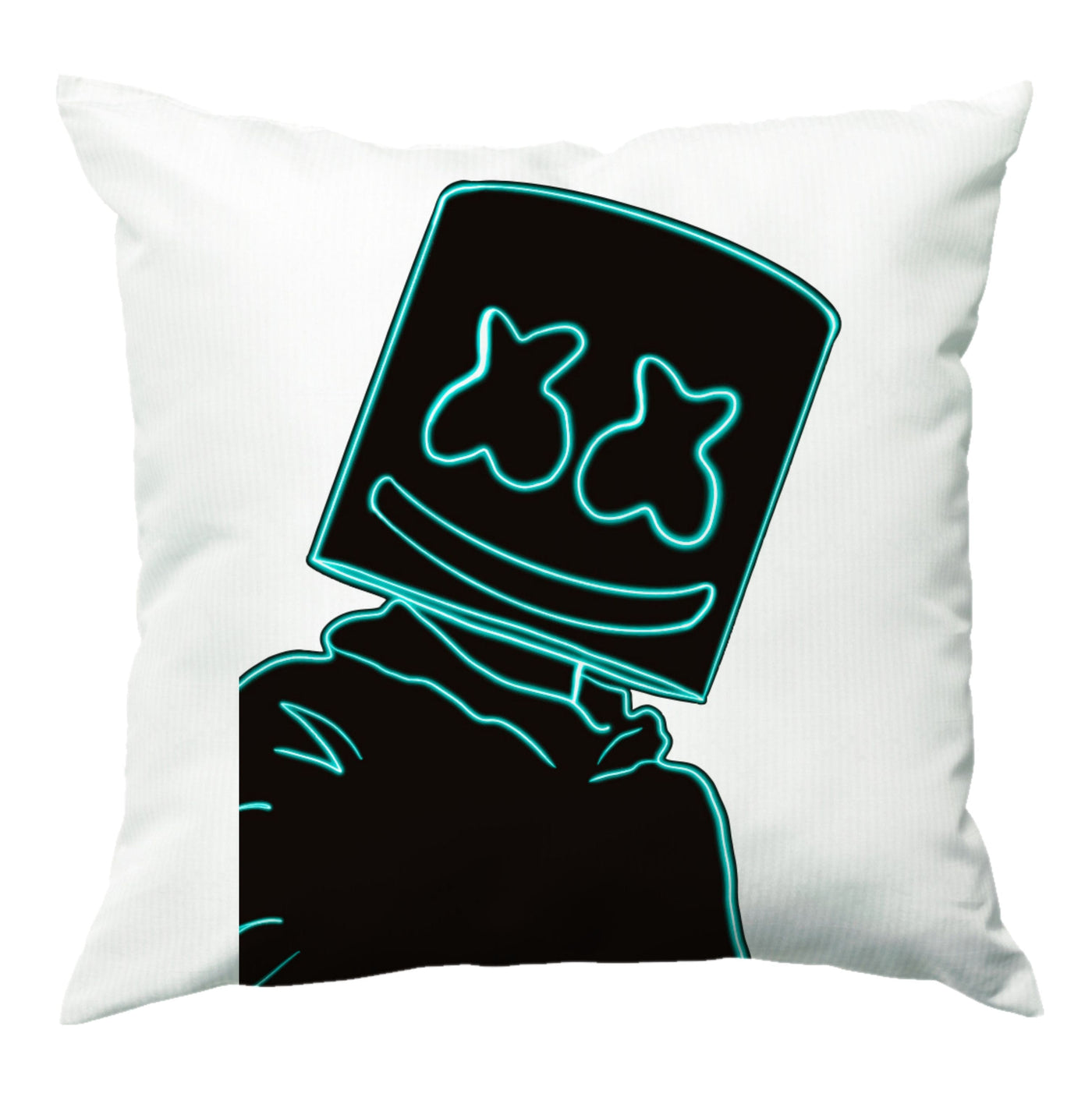 Black Marshmello Neon Cushion