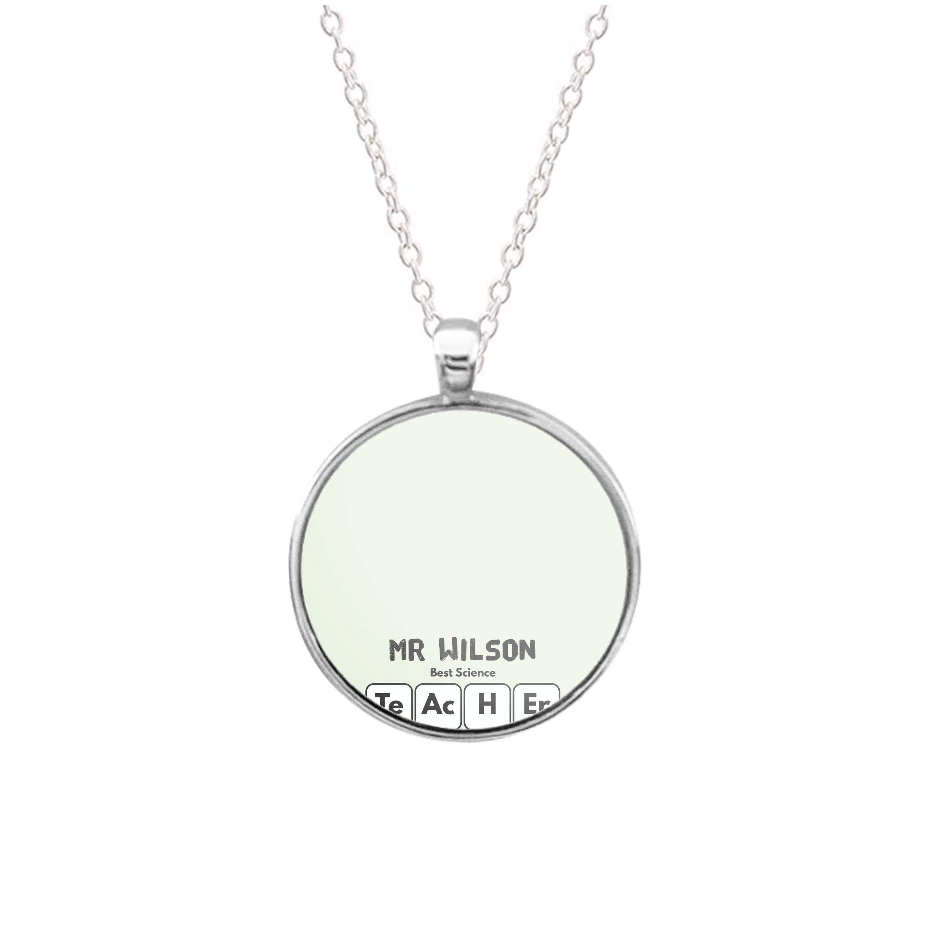 Science Teacher - Personalised Teachers Gift Necklace