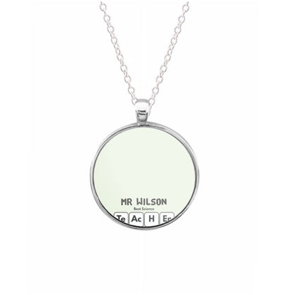 Science Teacher - Personalised Teachers Gift Necklace