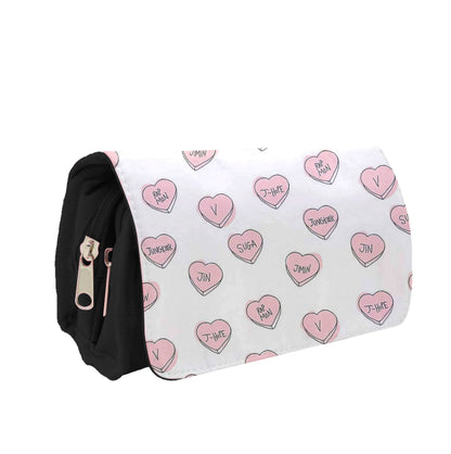 K-Pop Band Hearts Pencil Case