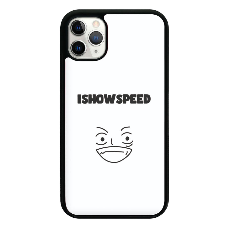 White Face - Speed Phone Case